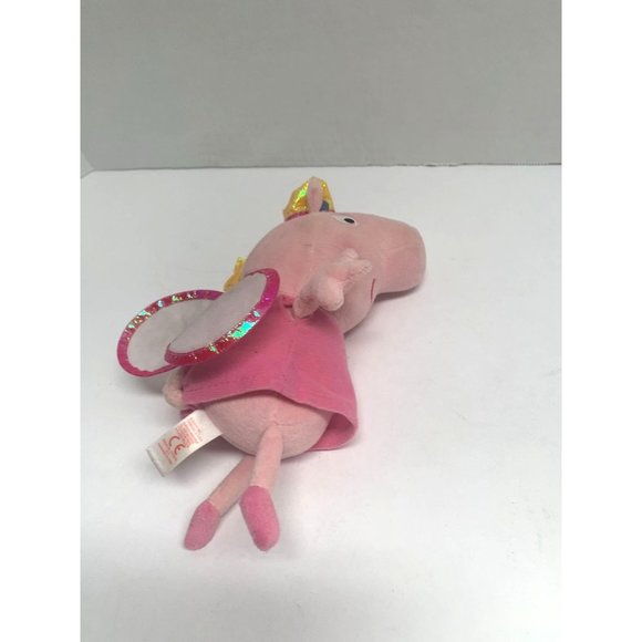 Ty beanie Babies Plush Peppa Pig Stuffed Animal Doll Toy 6 in Princess Peppa pin - Picture 3 of 4